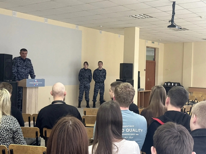 В ПензГТУ состоялась профориентационная встреча с представителями Росгвардии
