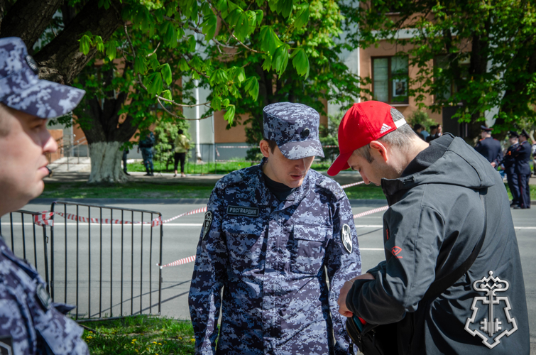 Росгвардия обеспечивает безопасность пензенцев в День Победы